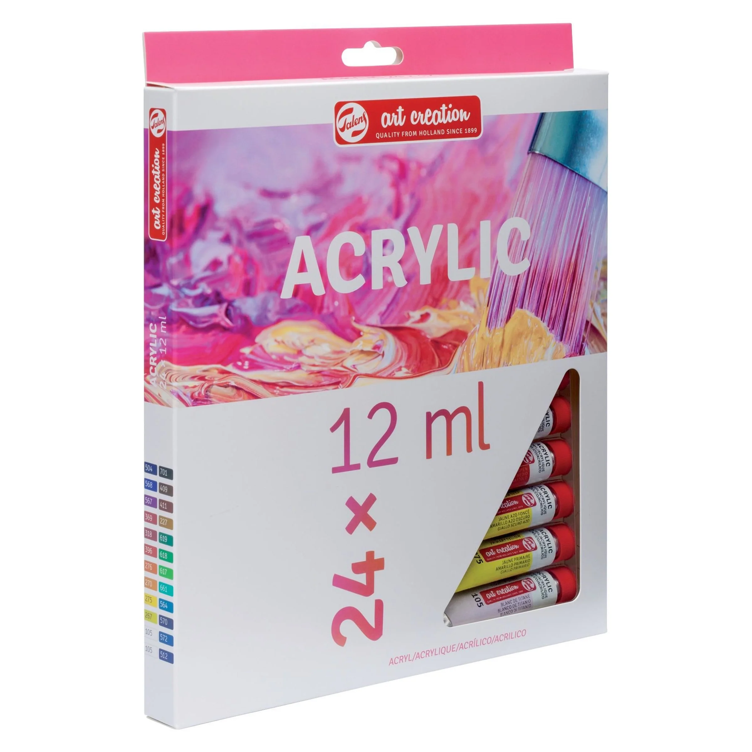 ROYAL TALENS – Acrylic Colour Set 24 x 12 ml - Image 2