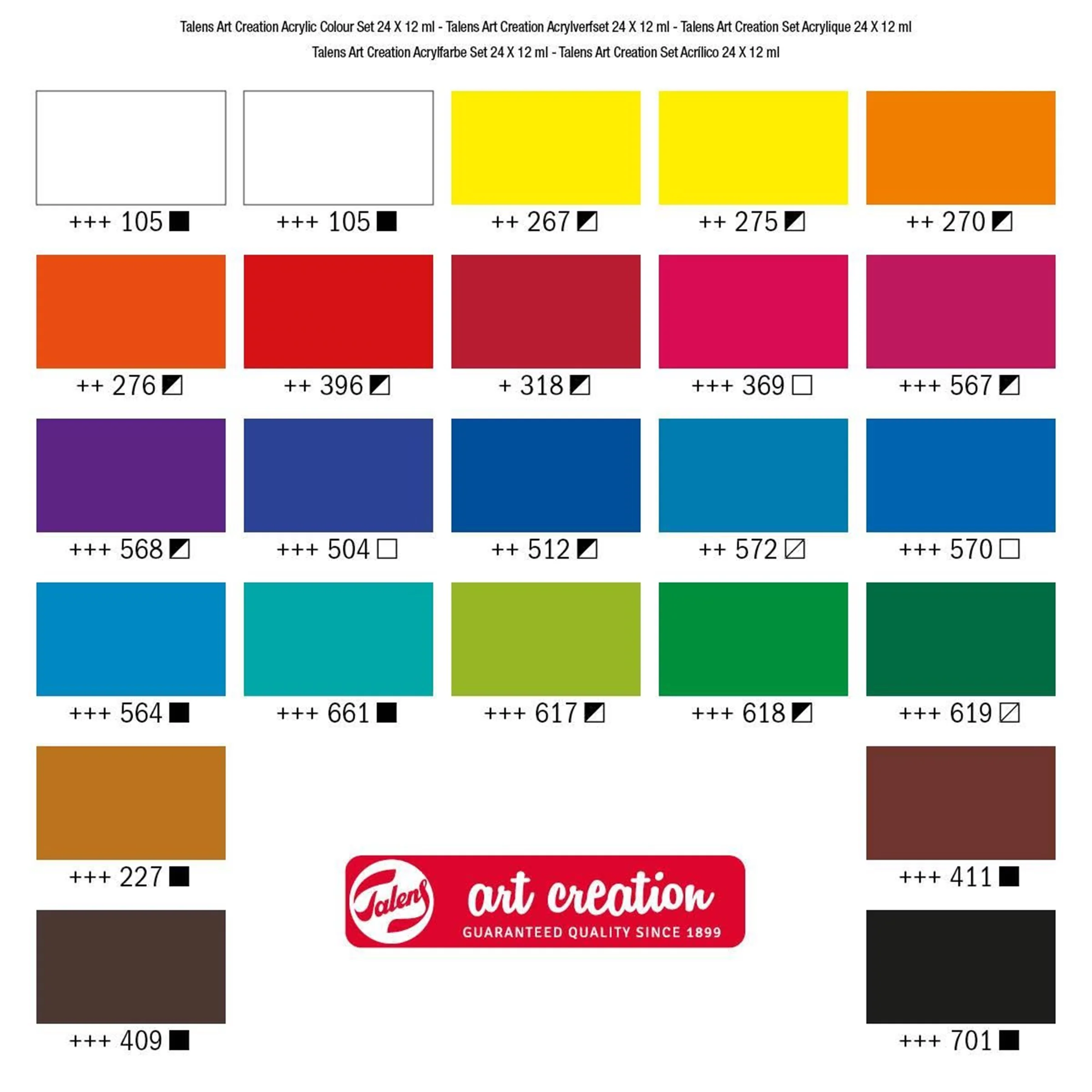 ROYAL TALENS – Acrylic Colour Set 24 x 12 ml - Image 5