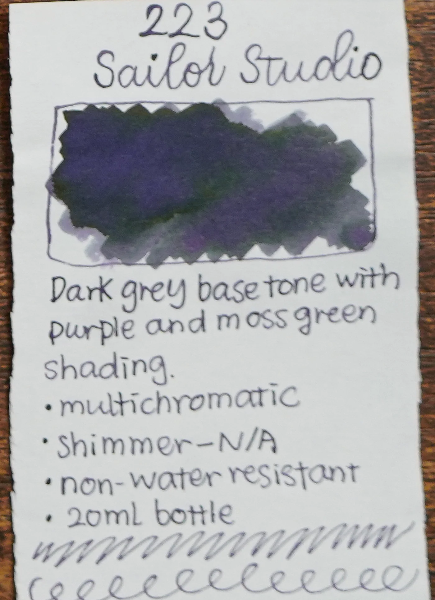 SAILOR - Ink Studio 20mL Bottle Ink  - Part I (#023 - #530) - Image 24