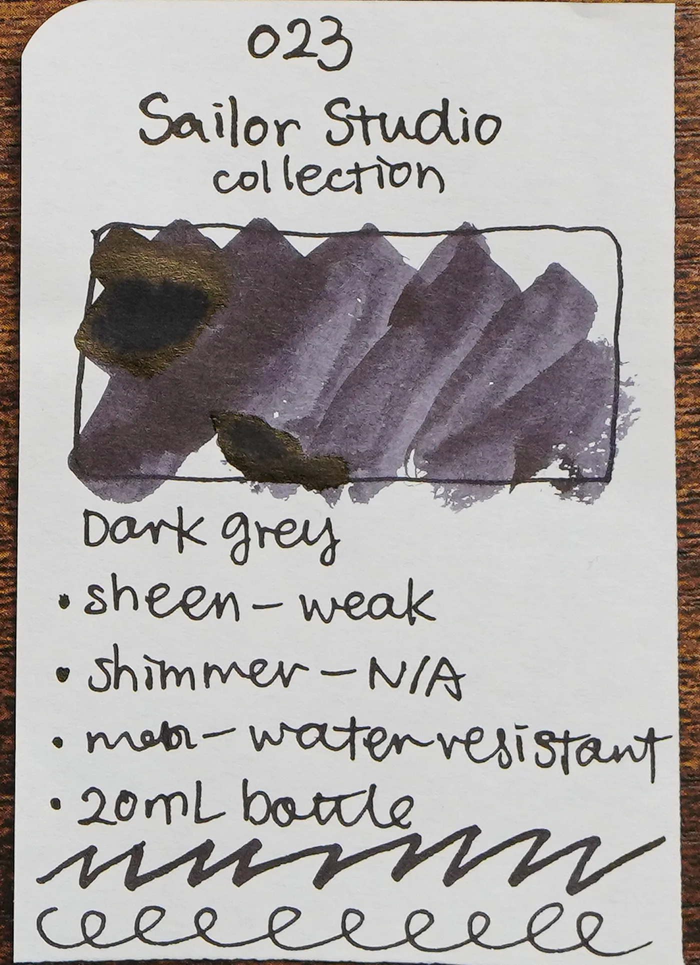 SAILOR - Ink Studio 20mL Bottle Ink  - Part I (#023 - #530) - Image 9