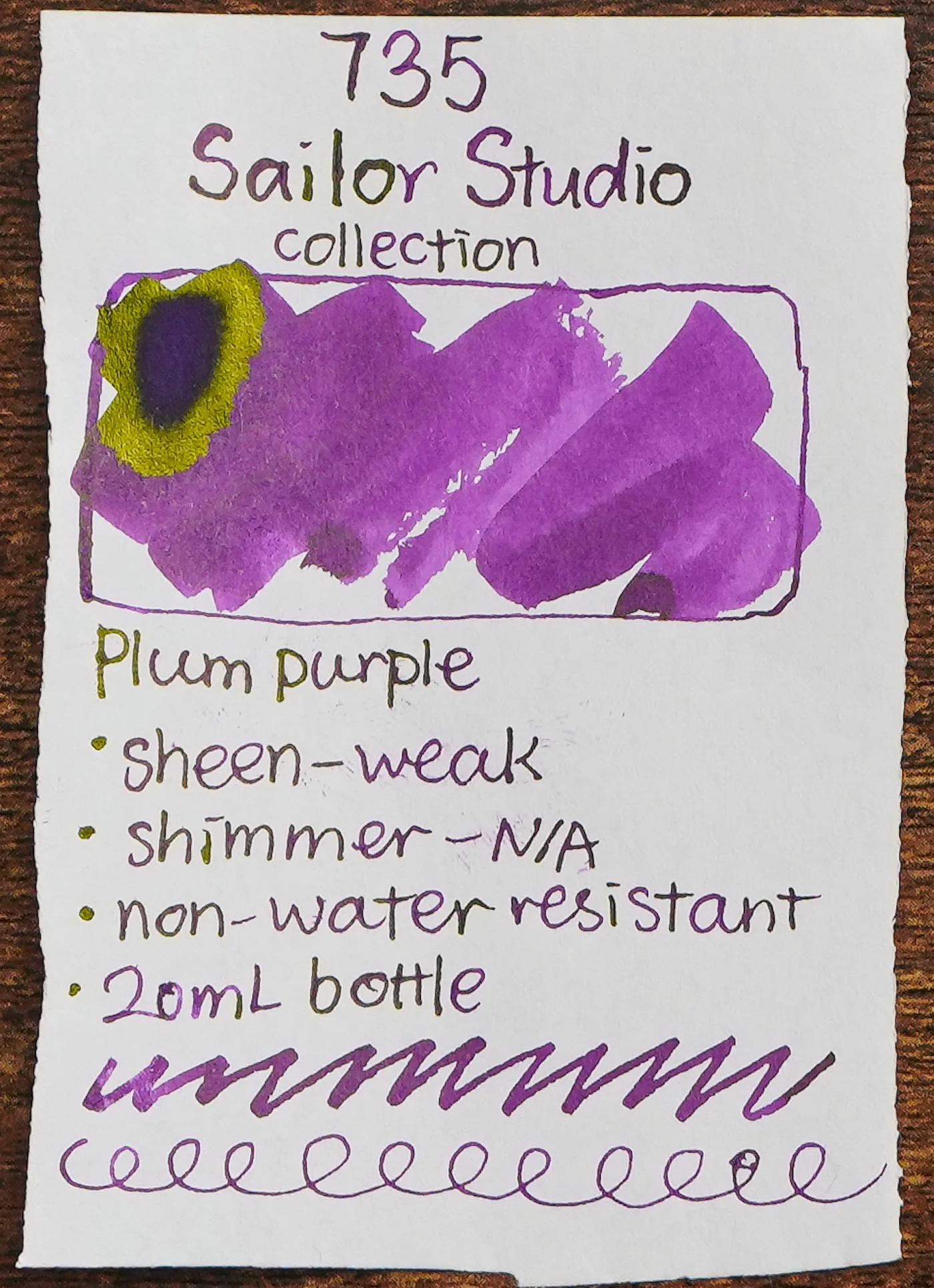 SAILOR - Ink Studio 20mL Bottle Ink  - Part II (#540 ~ #973) - Image 74