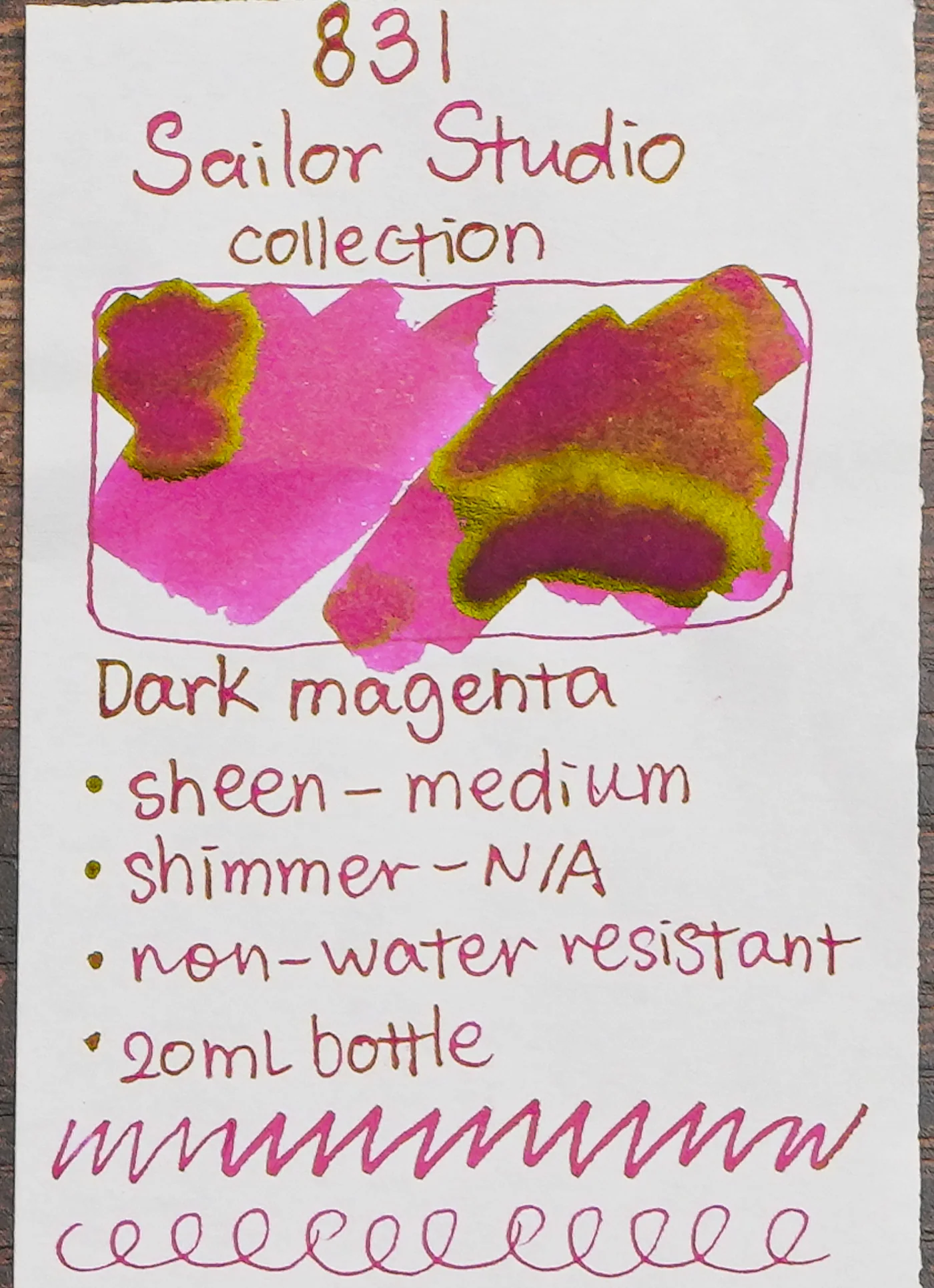 SAILOR - Ink Studio 20mL Bottle Ink  - Part II (#540 ~ #973) - Image 88