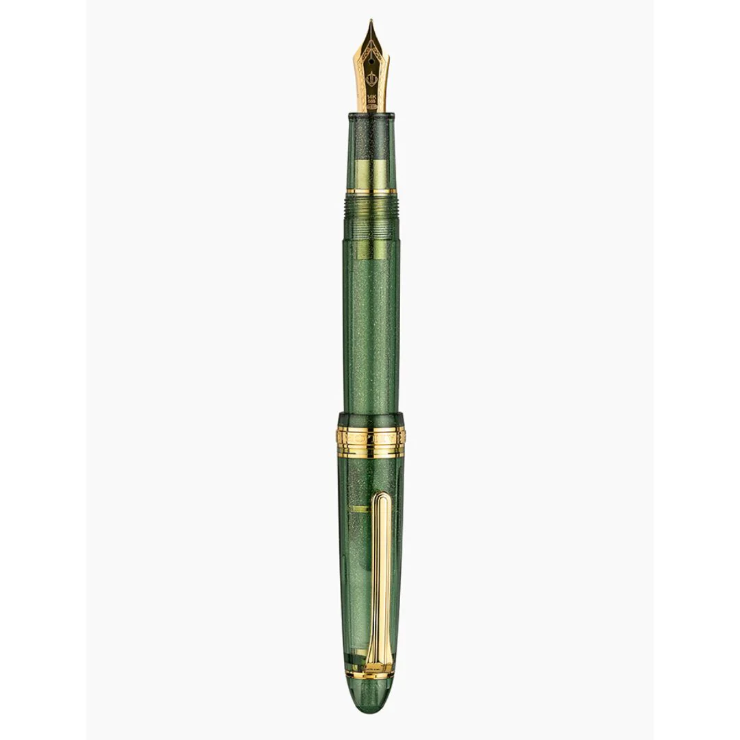 SAILOR - 1911S FOUNTAIN PEN - GOLDEN OLIVE- 14K