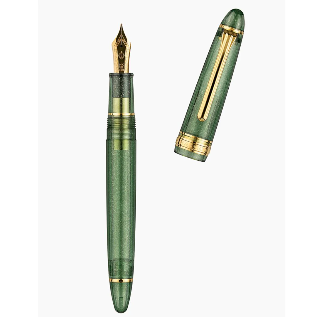 SAILOR - 1911S FOUNTAIN PEN - GOLDEN OLIVE- 14K - Image 2