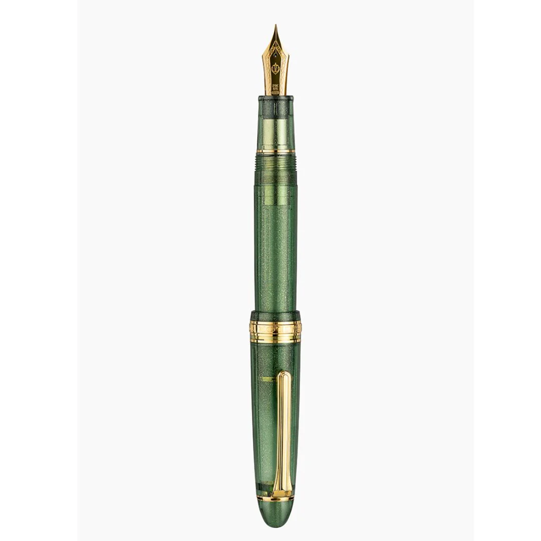SAILOR - 1911S FOUNTAIN PEN - GOLDEN OLIVE- 14K - Image 4