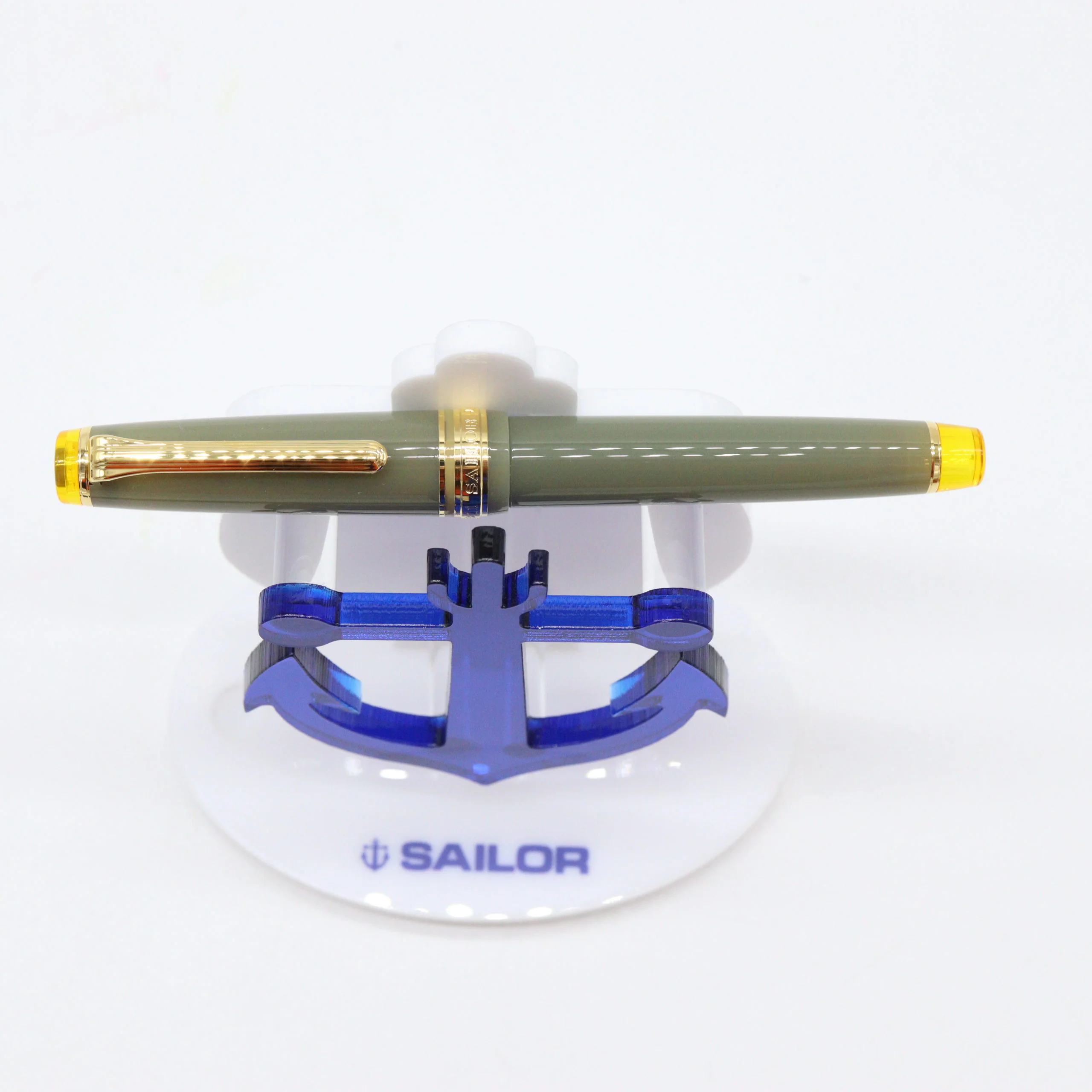 SAILOR PEN - LIMITED EDITION PROFESSIONAL GEAR Slim 14k Gold Nib - MANYO Fountain Pen Set - Nuts (Shirakashi-Yamabuki) - Image 5