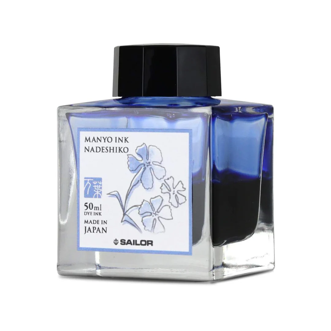 SAILOR PEN - Manyo Ink - Bottled Fountain Pen Ink (50 ml) - Nadeshiko