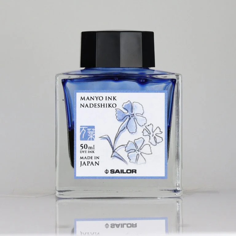SAILOR PEN - Manyo Ink - Bottled Fountain Pen Ink (50 ml) - Nadeshiko - Image 2