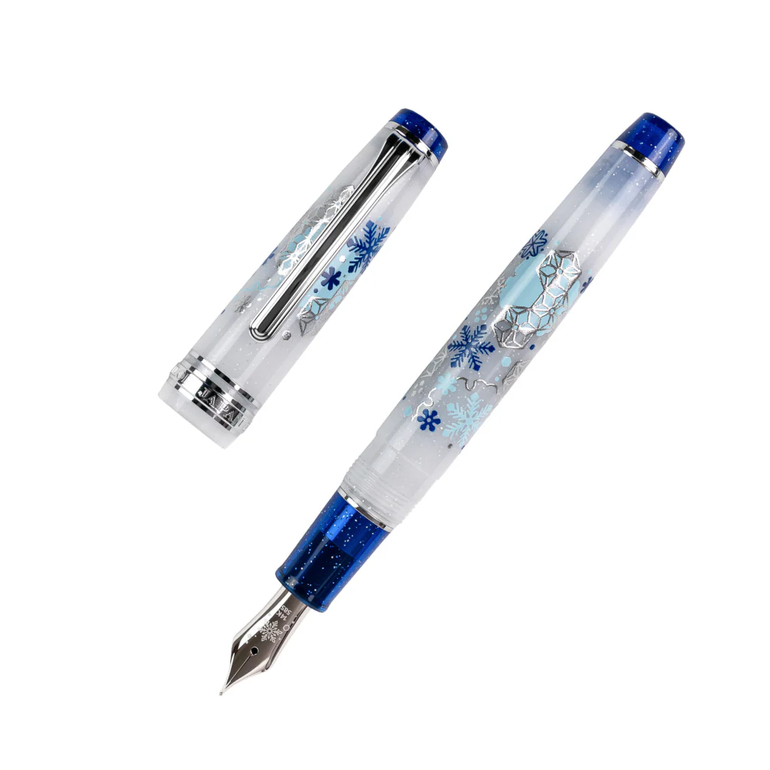SAILOR PEN - Pro Gear Slim 14k Gold Fountain Pen - Sailor x PLUS Limited Edition - First Snow - Image 3