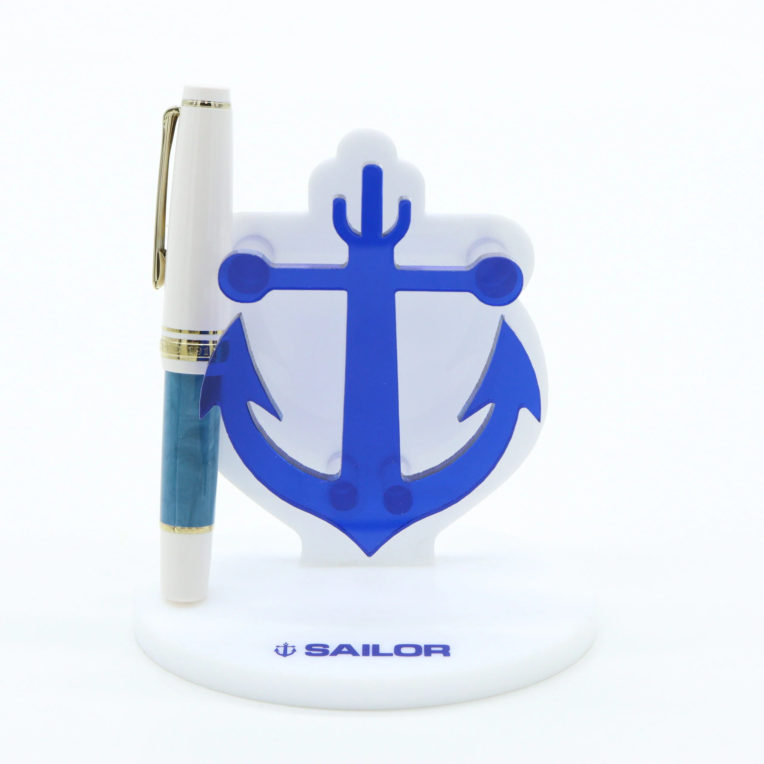 SAILOR PEN - Pro Gear Slim Mini Fountain Pen - 14K Gold - RENCONTRE Collection - Bleu Ciel - Sky Blue