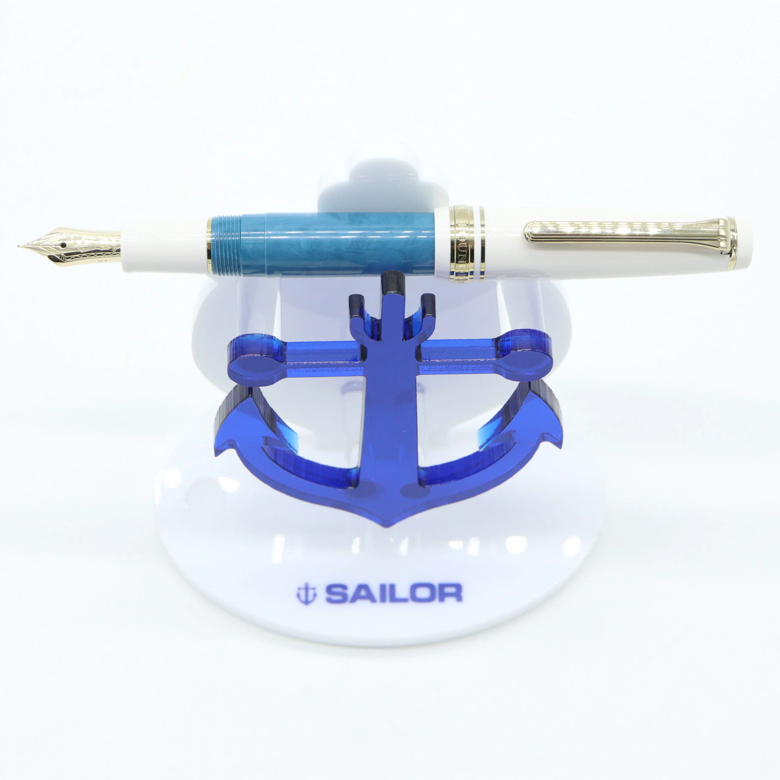 SAILOR PEN - Pro Gear Slim Mini Fountain Pen - 14K Gold - RENCONTRE Collection - Bleu Ciel - Sky Blue - Image 3