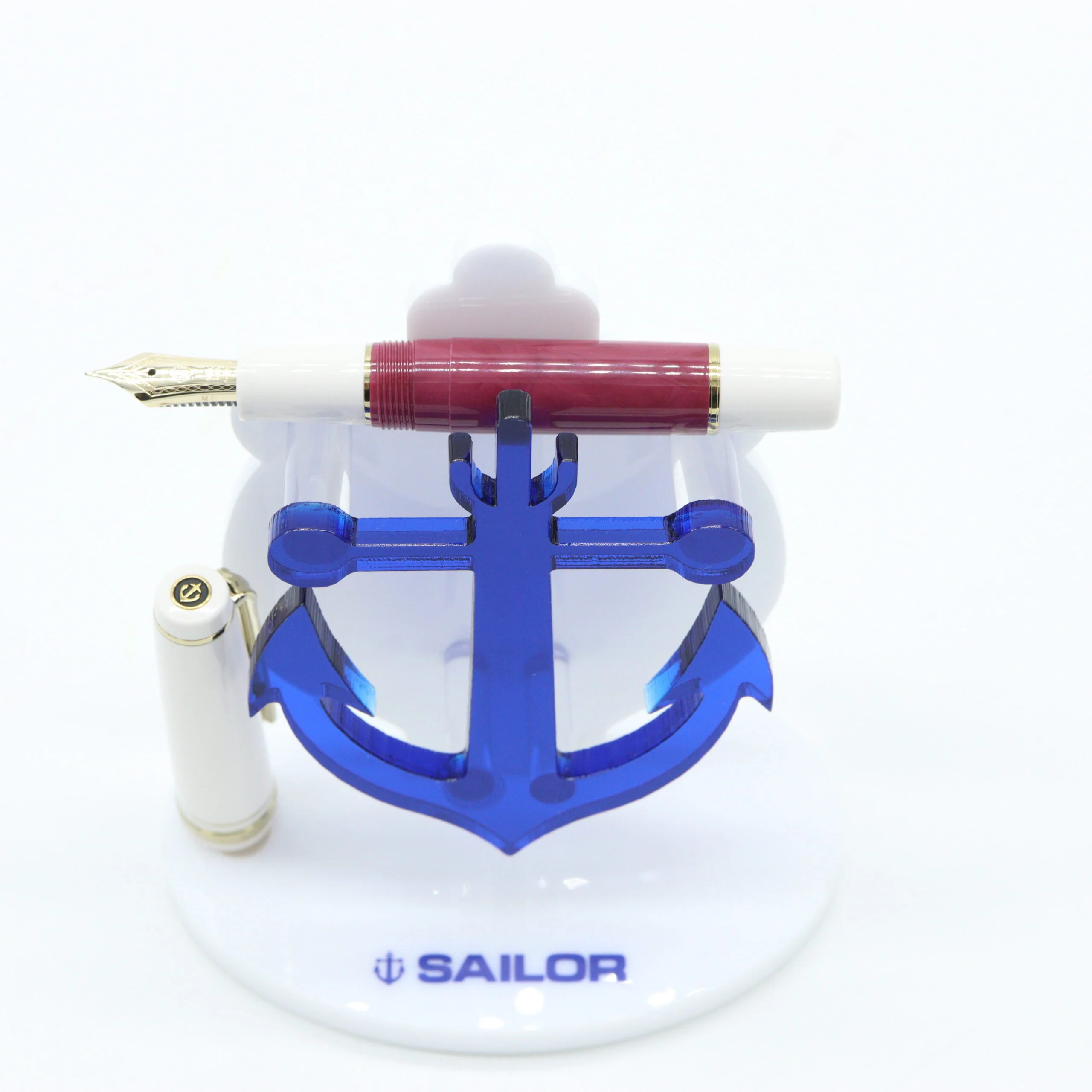 SAILOR PEN - Pro Gear Slim Mini Fountain Pen - 14K Gold - RENCONTRE Collection - Bordeaux Fonce - Dark Burgundy - Image 2
