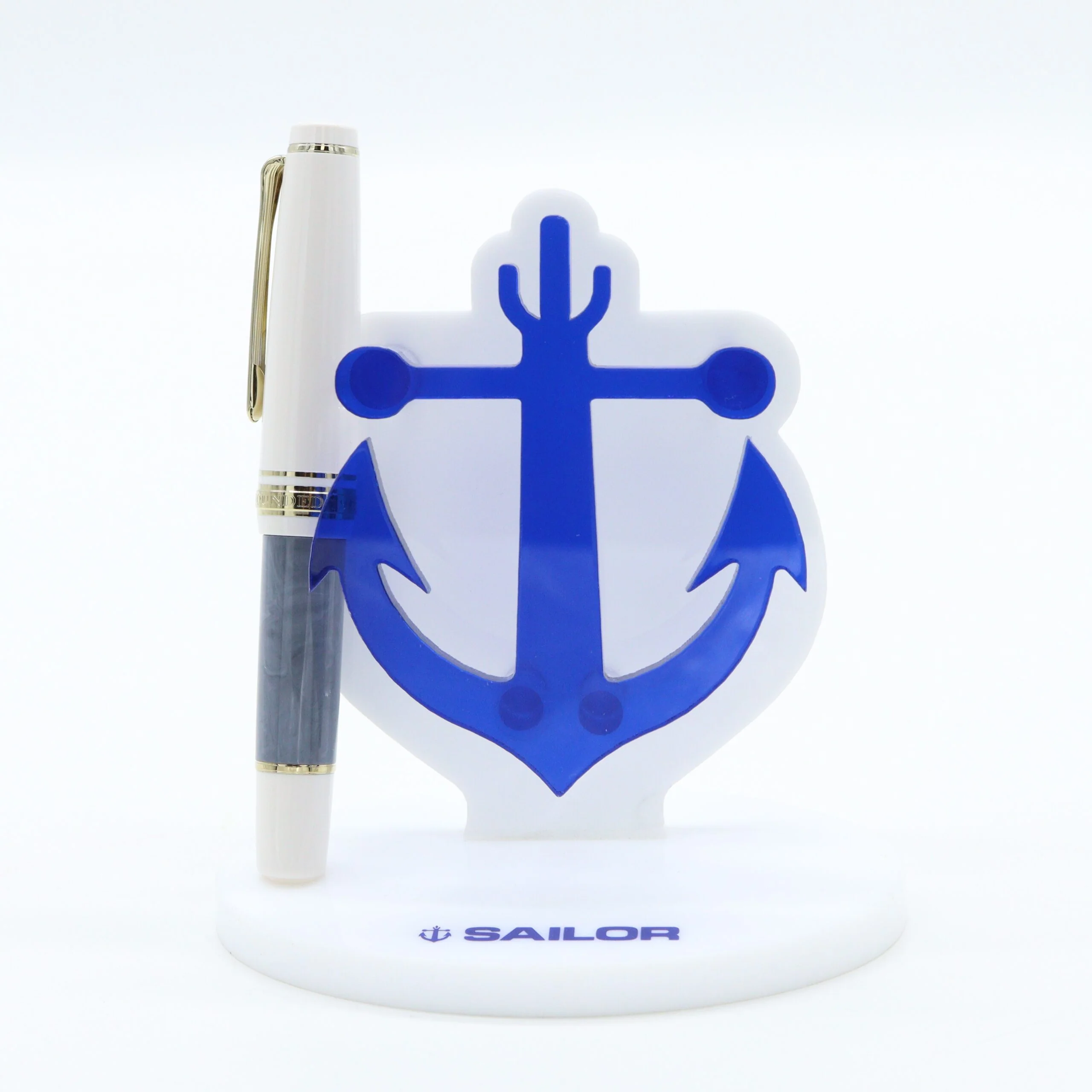 SAILOR PEN - Pro Gear Slim Mini Fountain Pen - 14K Gold - RENCONTRE Collection - Gris Fir - Iron Grey