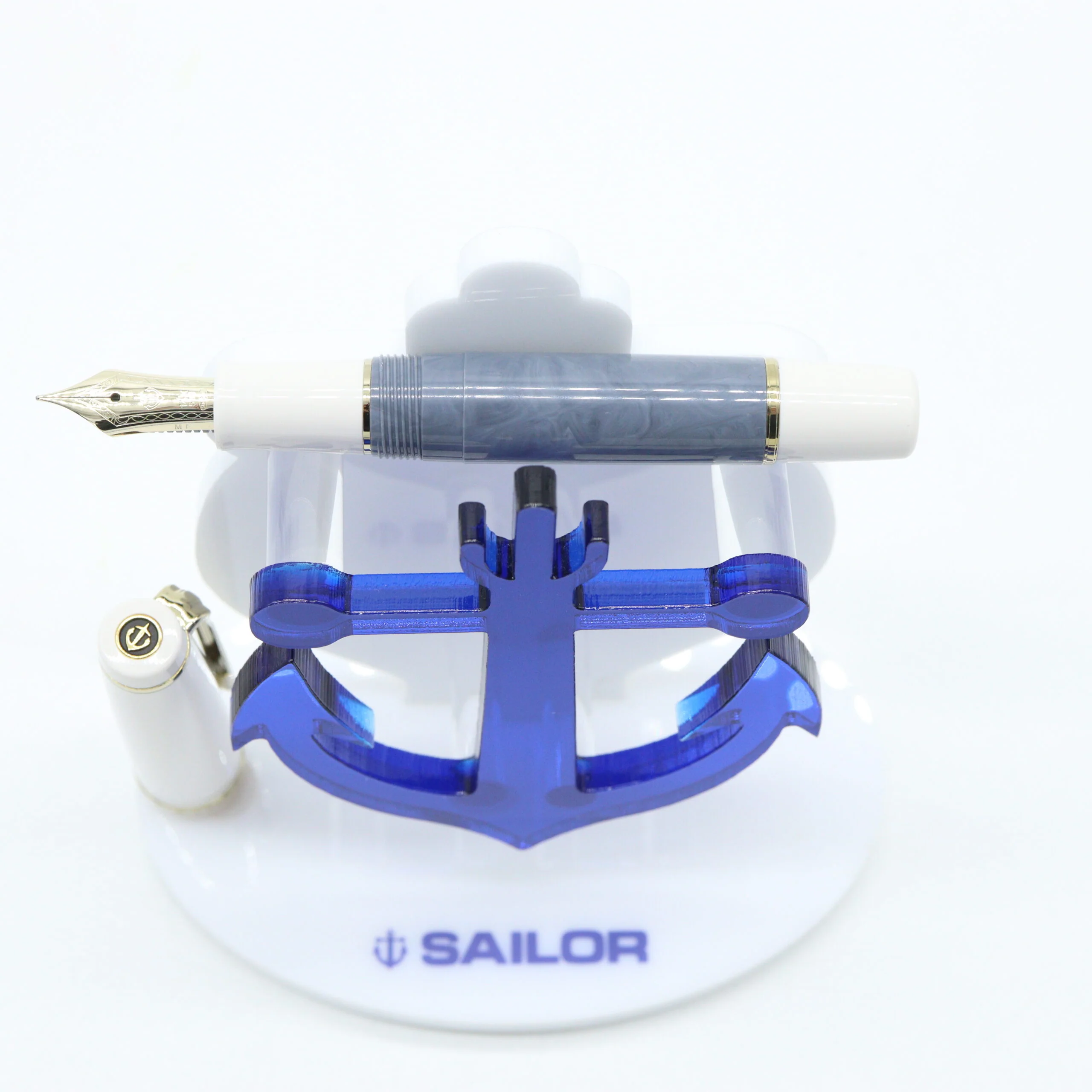 SAILOR PEN - Pro Gear Slim Mini Fountain Pen - 14K Gold - RENCONTRE Collection - Gris Fir - Iron Grey - Image 2