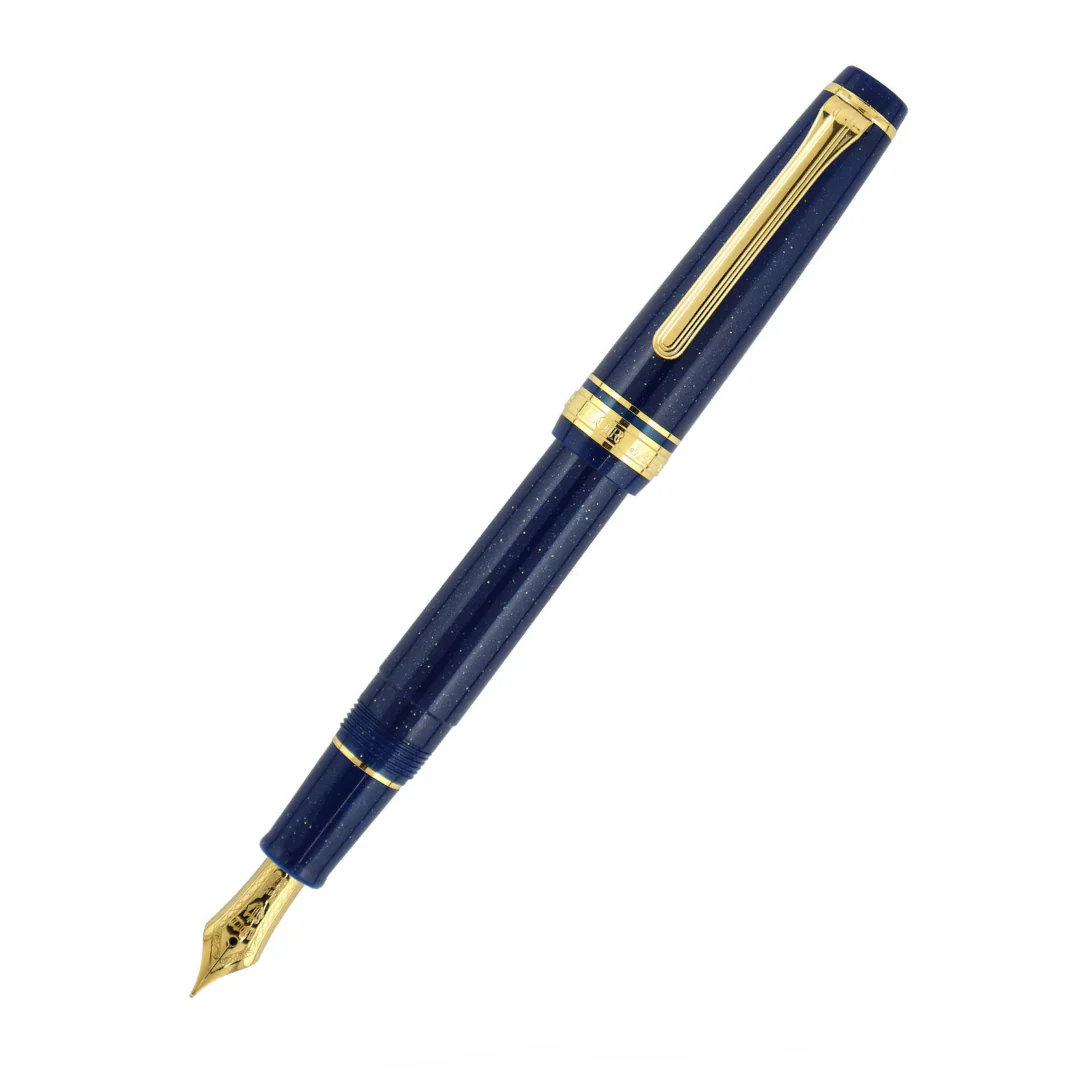 SAILOR PEN - Professional Gear Slim 14K Gold Fountain Pen - Fairy Tale Series "Navy Blue (Vega)"