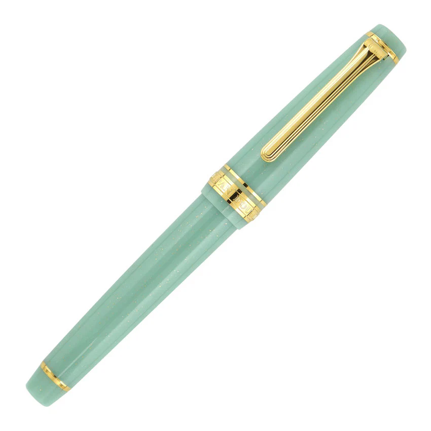 SAILOR PEN - Professional Gear Slim 14K Gold Fountain Pen - Fairy Tale Series "Opal Green (Dragon Palace)" - Image 2