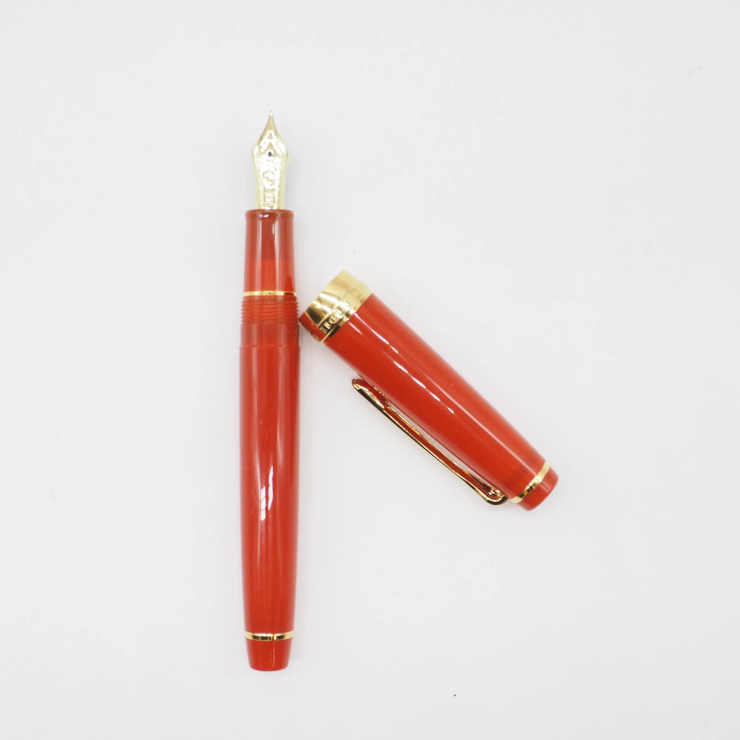SAILOR PEN - Professional Gear Slim 14K Gold Fountain Pen - "Fire" - Image 3