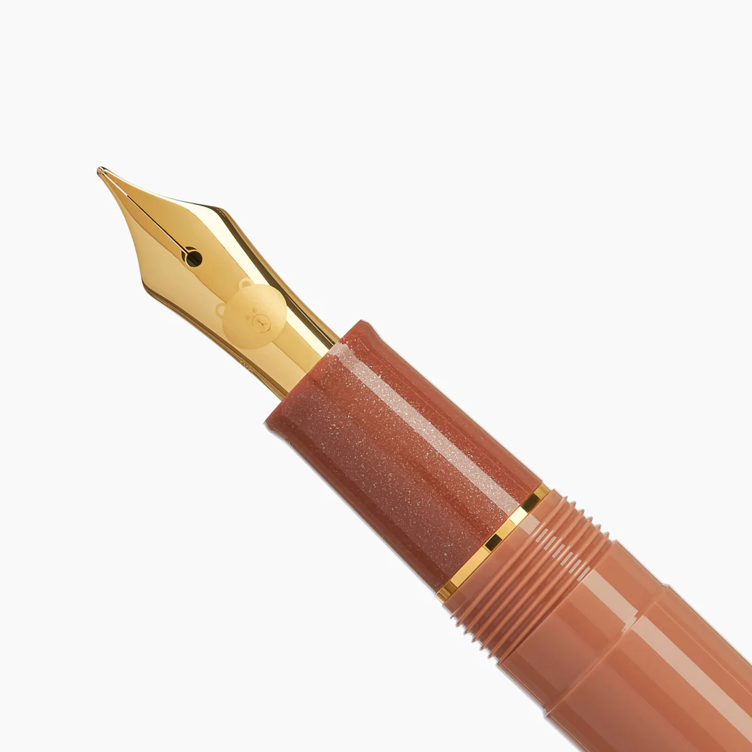 SAILOR - PRO GEAR SLIM - LINE FRIENDS 'BROWN' - FOUNTAIN PEN - 14 K GOLD - Image 4