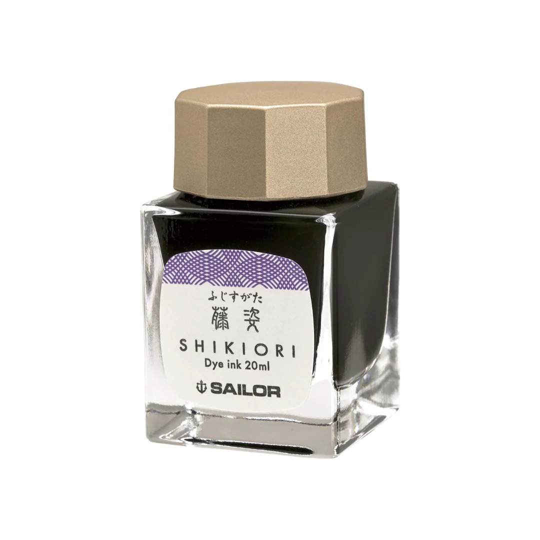 SAILOR PEN – SHIKIORI INK – Bottled Fountain Pen Ink (20ml) – FUJI-SUGATA - Image 3