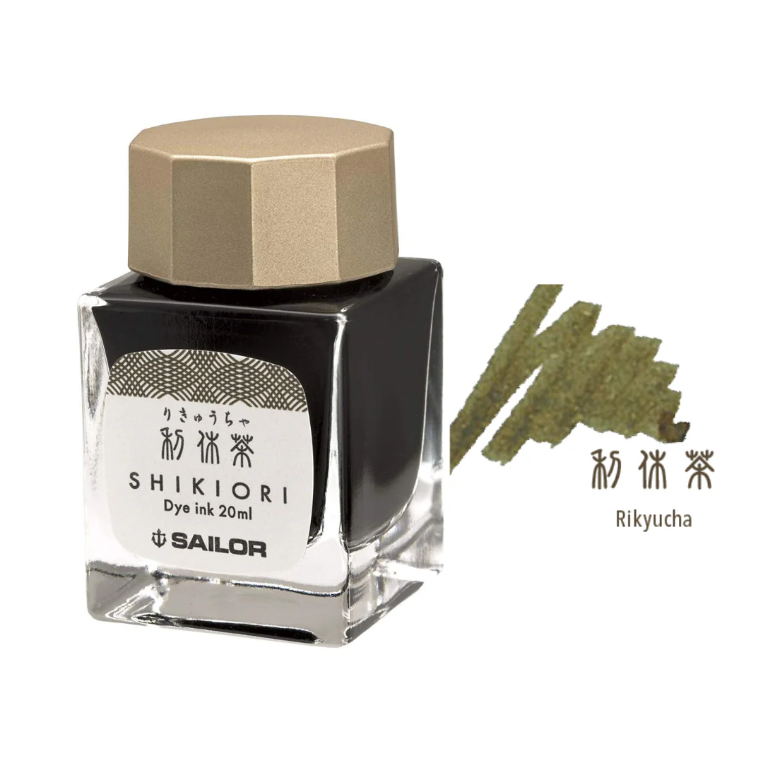 SAILOR PEN – SHIKIORI INK – Bottled Fountain Pen Ink (20ml) – RIKYU-CHA