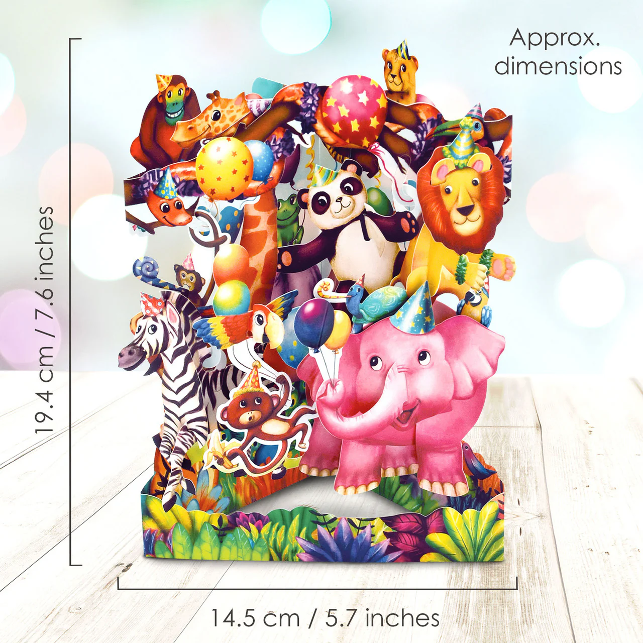 Santoro Swinging Card - Animal Party - Image 4