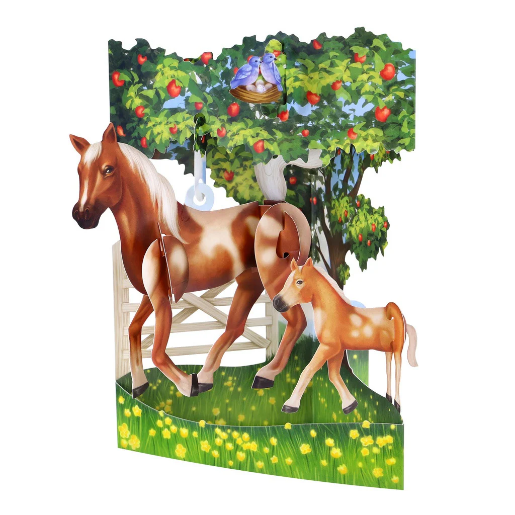 Santoro - Swing Cards - Horse and Foal