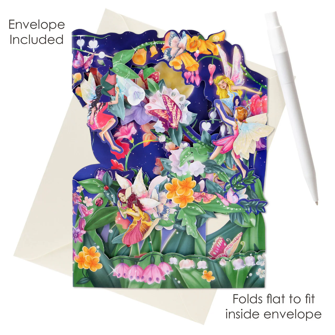 Santoro Swinging Card - Fairies - Image 2