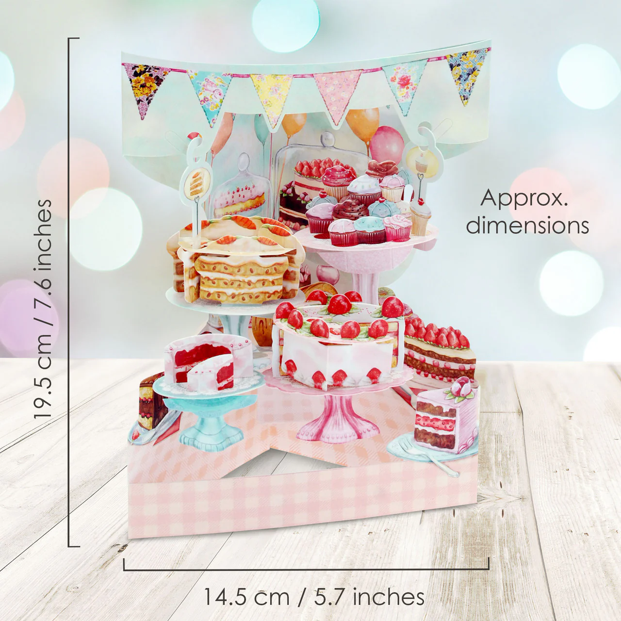 Santoro Swinging Card - Home Baked Cakes - Image 3