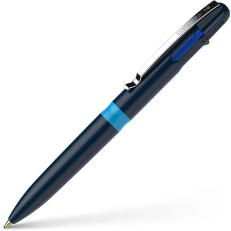 SCHNEIDER – Blue Take 4 Ballpoint Pen – Multicolor