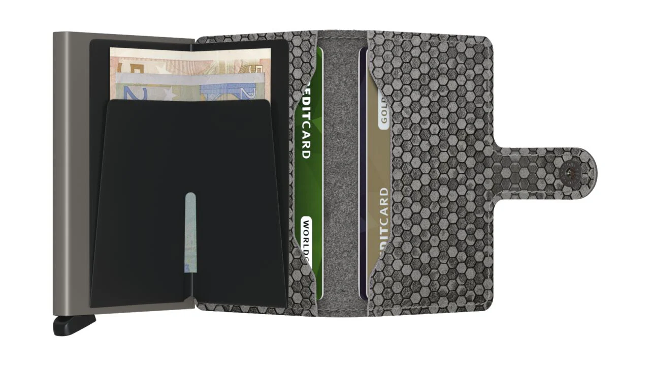 SECRID - MINIWALLET - HEXAGON GREY - Image 3