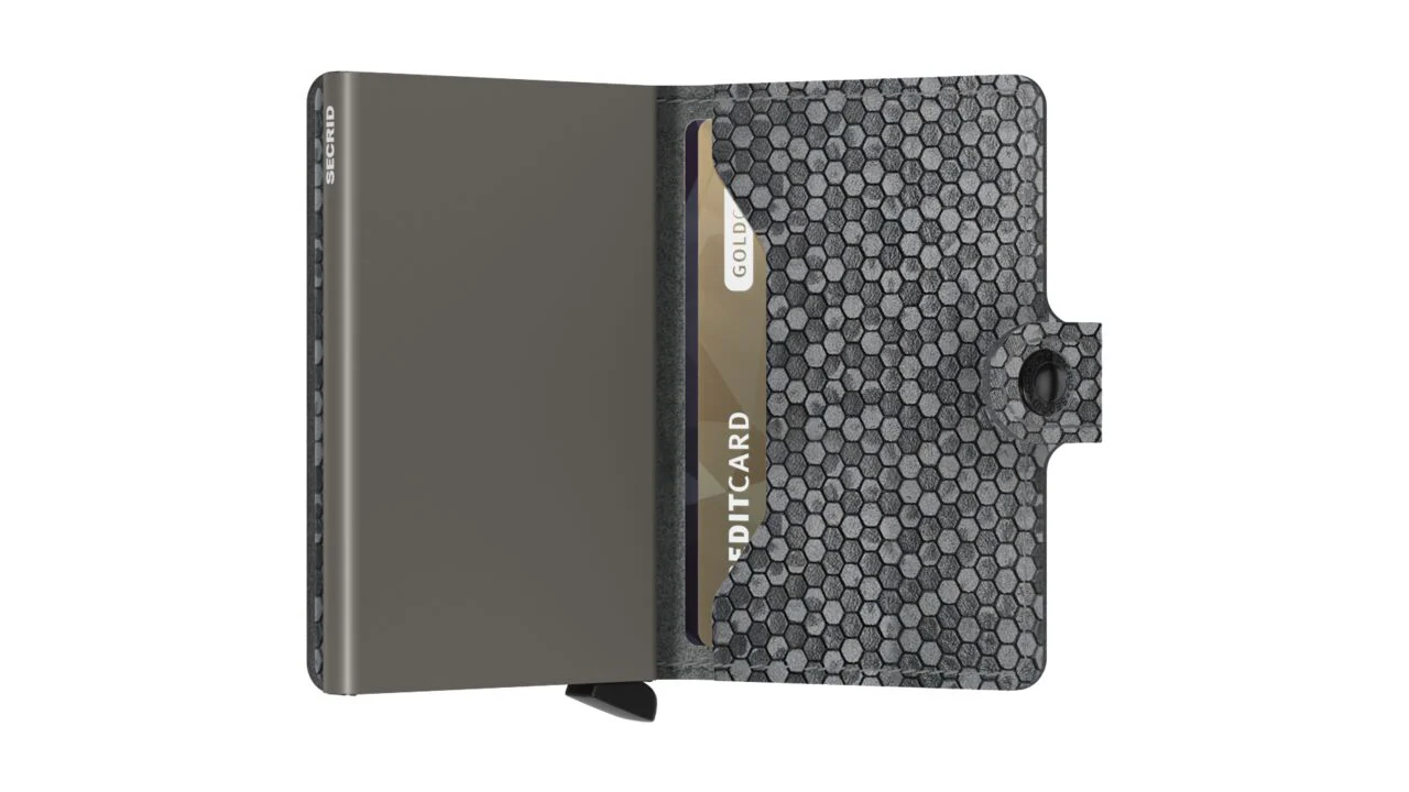 SECRID - MINIWALLET - HEXAGON GREY - Image 4