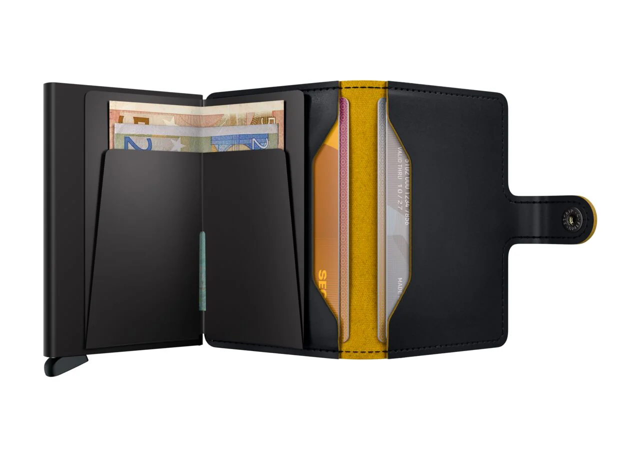 SECRID - Miniwallet - Matte Black-Ochre - Image 4