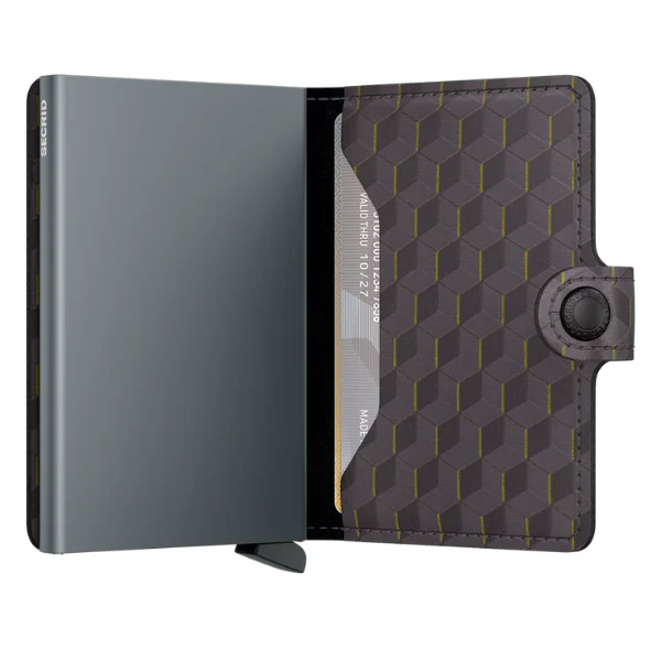 SECRID - Miniwallet - Optical Grey-Yellow - Image 2