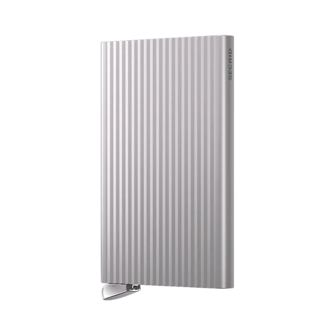 Secrid - Premium+ CardProtector - Fluted - Silver