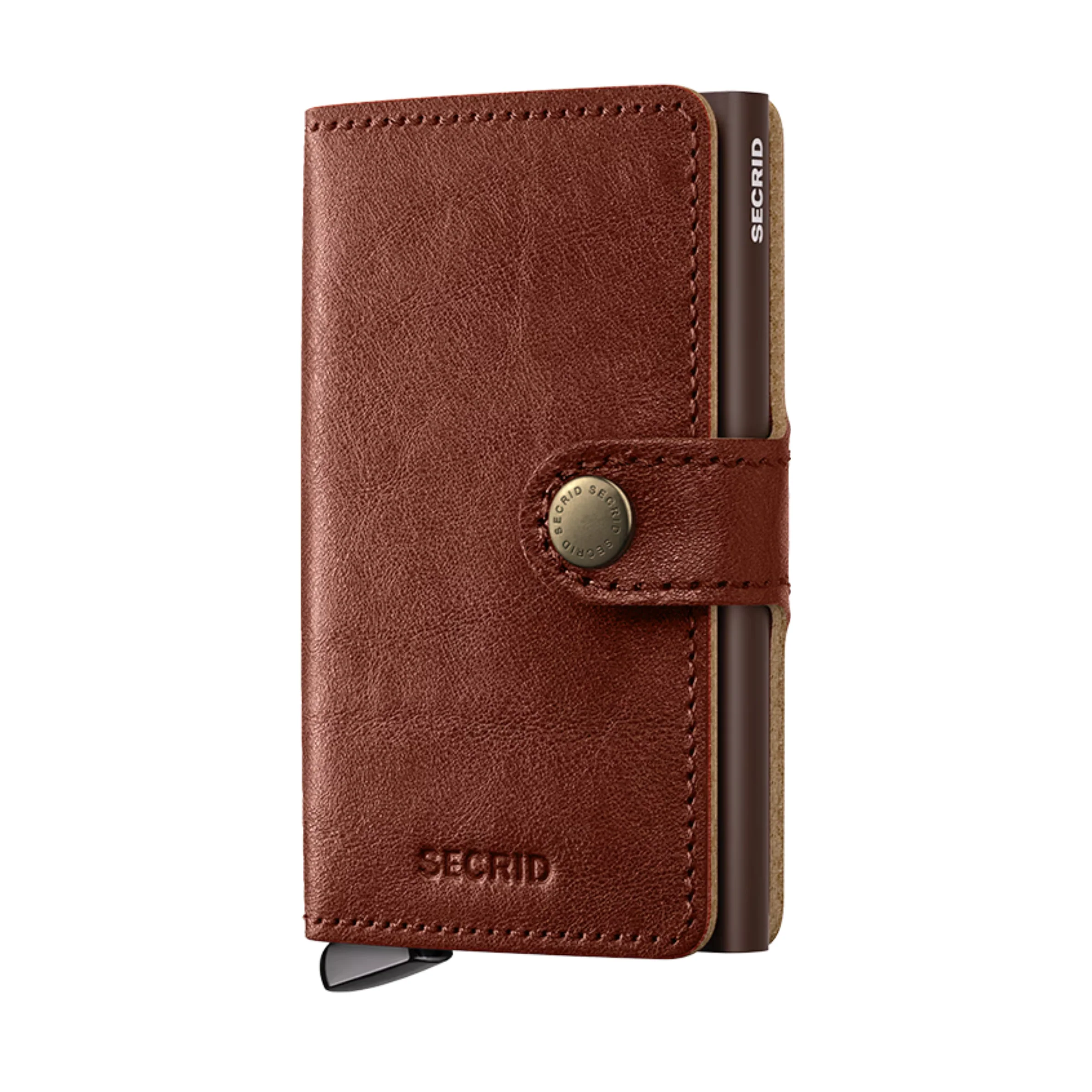 SECRID - Premium+ Miniwallet - Basco - Whiskey (Suitable for Metal Cards)