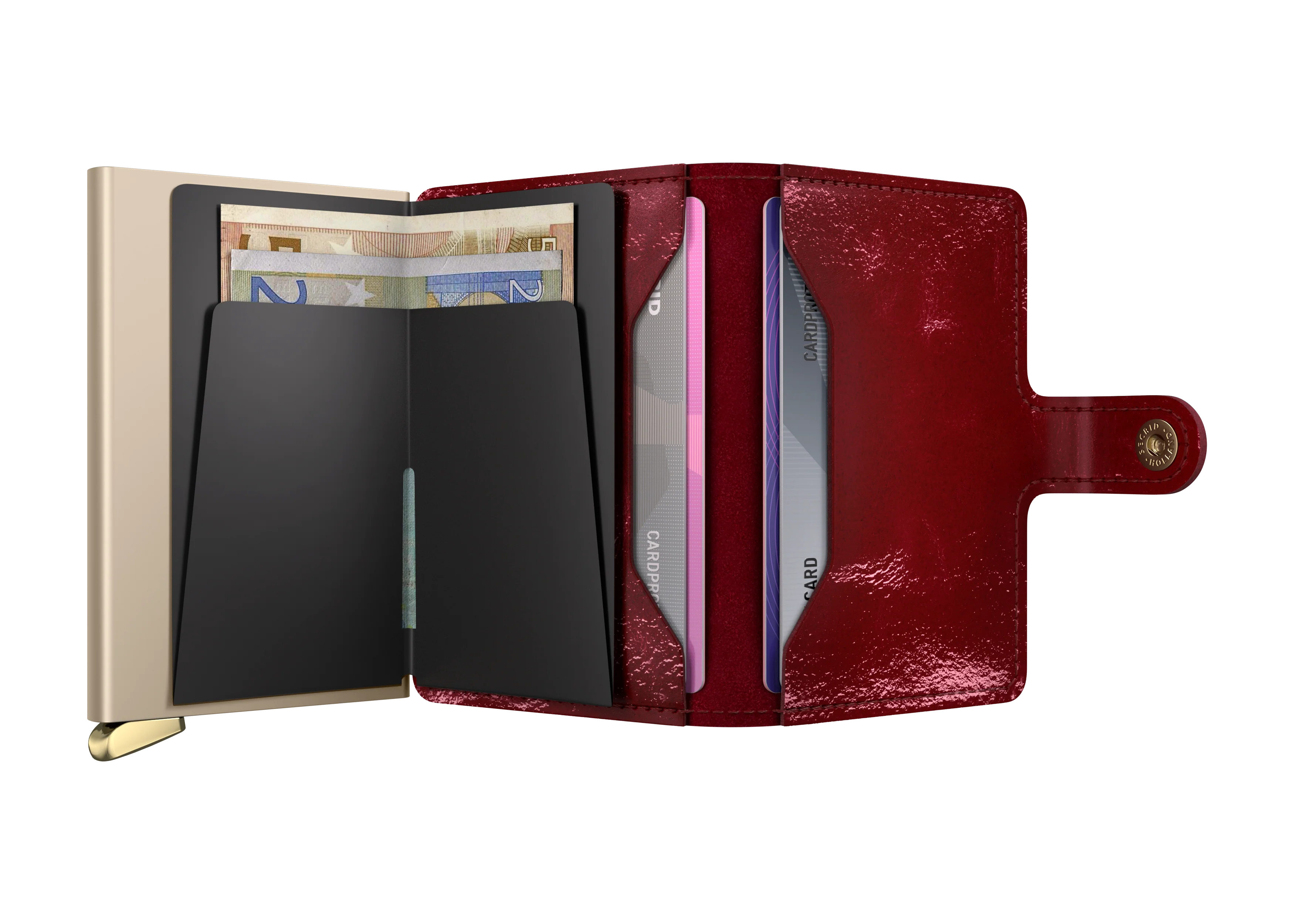 SECRID - Premium+ Miniwallet - Naplak Red (Suitable for Metal Cards) - Image 4