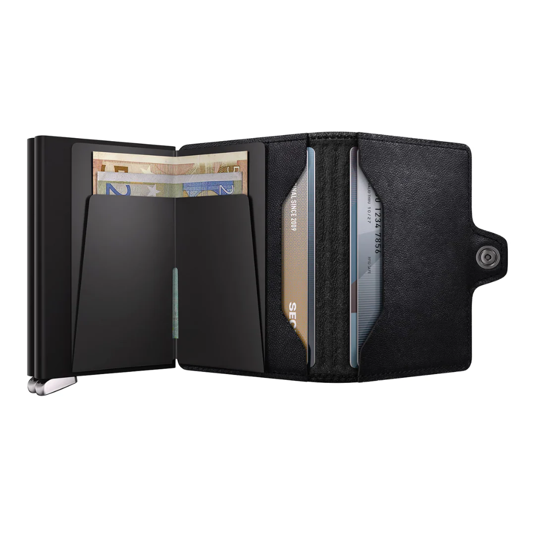 SECRID - Premium+ Twinwallet - Emboss Lines Black (Suitable for Metal Cards) - Image 4