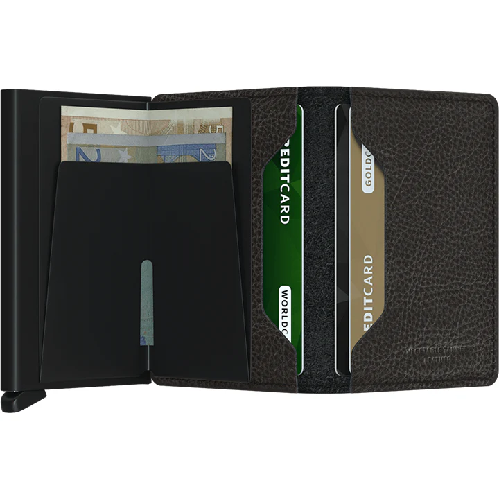 SECRID - Slim Wallet - Veg Black/Black - Image 4