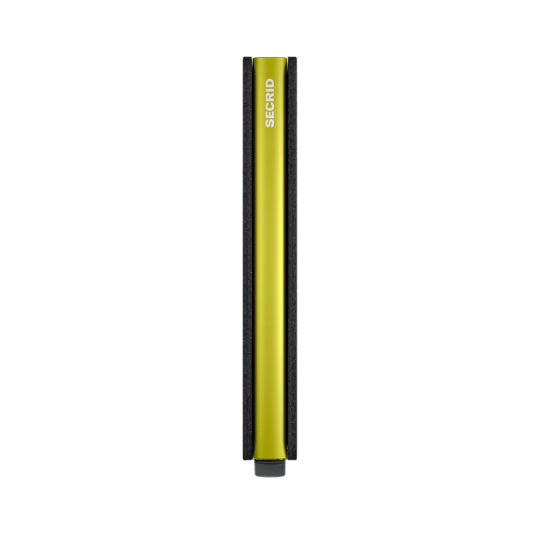 SECRID - Slimwallet - Matte - Grey-Lime - Image 2