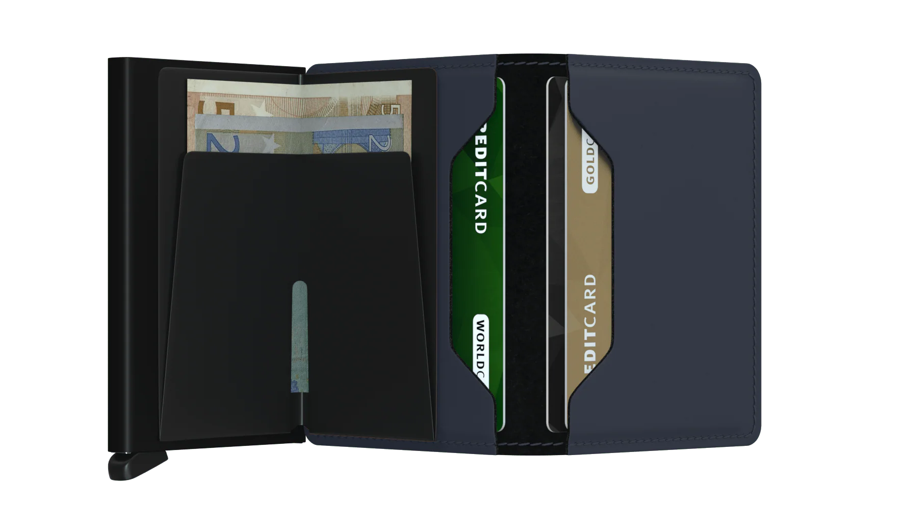 SECRID - Slimwallet - Matte Night Blue - Image 3