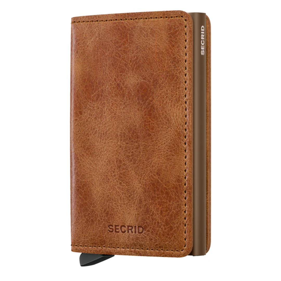 SECRID - Slimwallet - Vintage Cognac-Brown