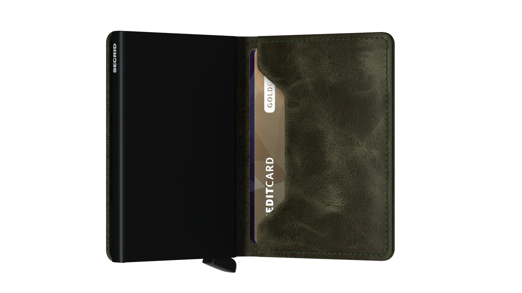 SECRID - Slimwallet - Vintage Olive - Black - Image 4