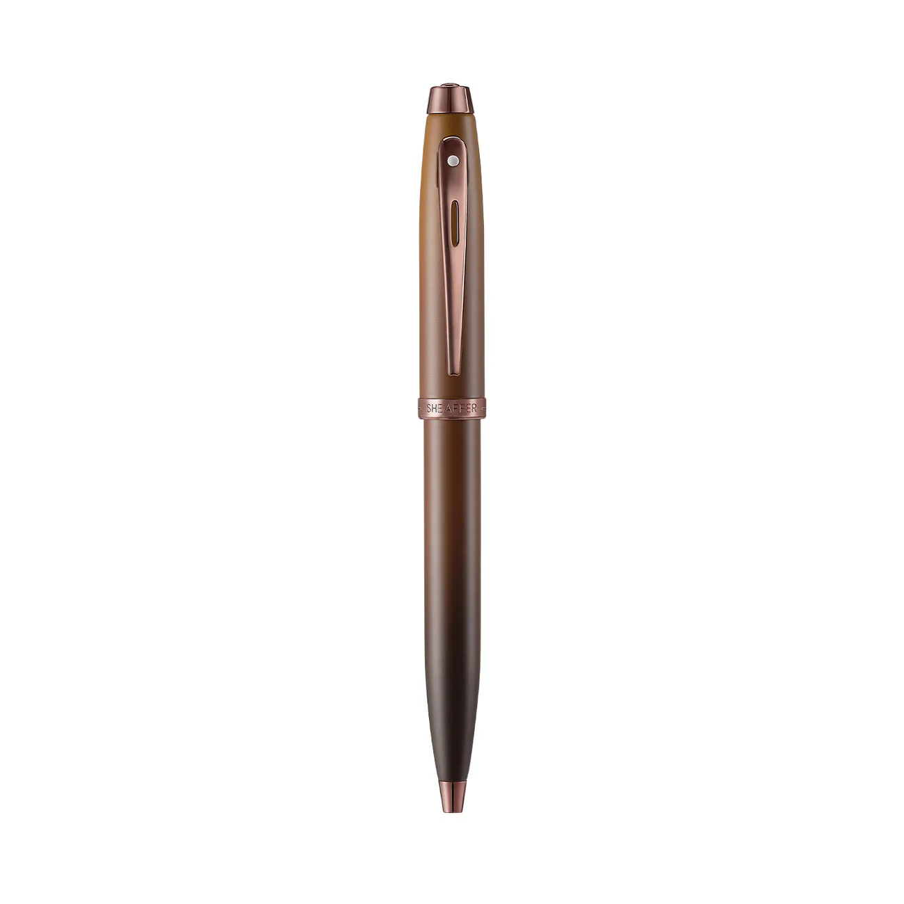 Sheaffer 100 Ballpoint Pen - Matte Brown with Brown Trims - Coffee Edition - Image 3