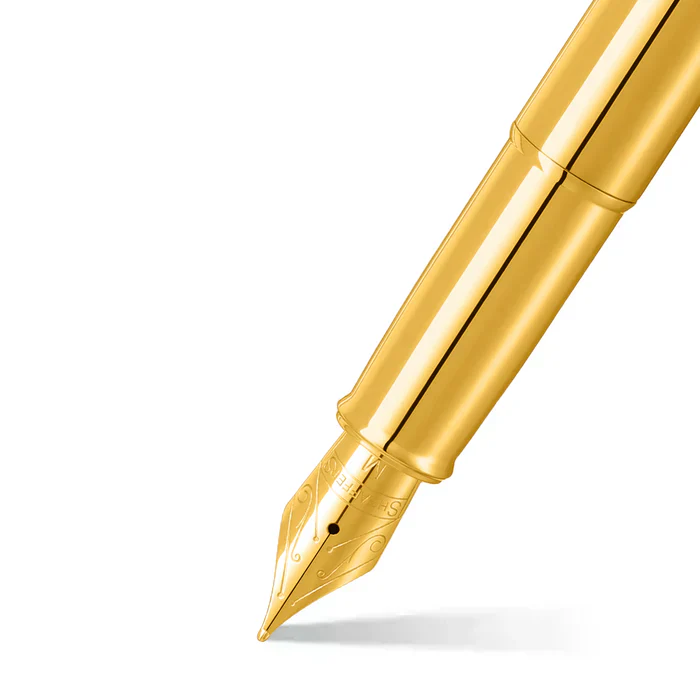 Sheaffer - 100 Glossy PVD Fountain Pen - Gold/Gold Trim - Image 2