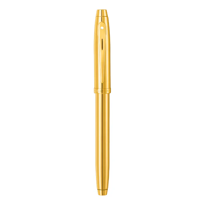 Sheaffer - 100 Glossy PVD Rollerball - Gold/Gold Trim - Image 4