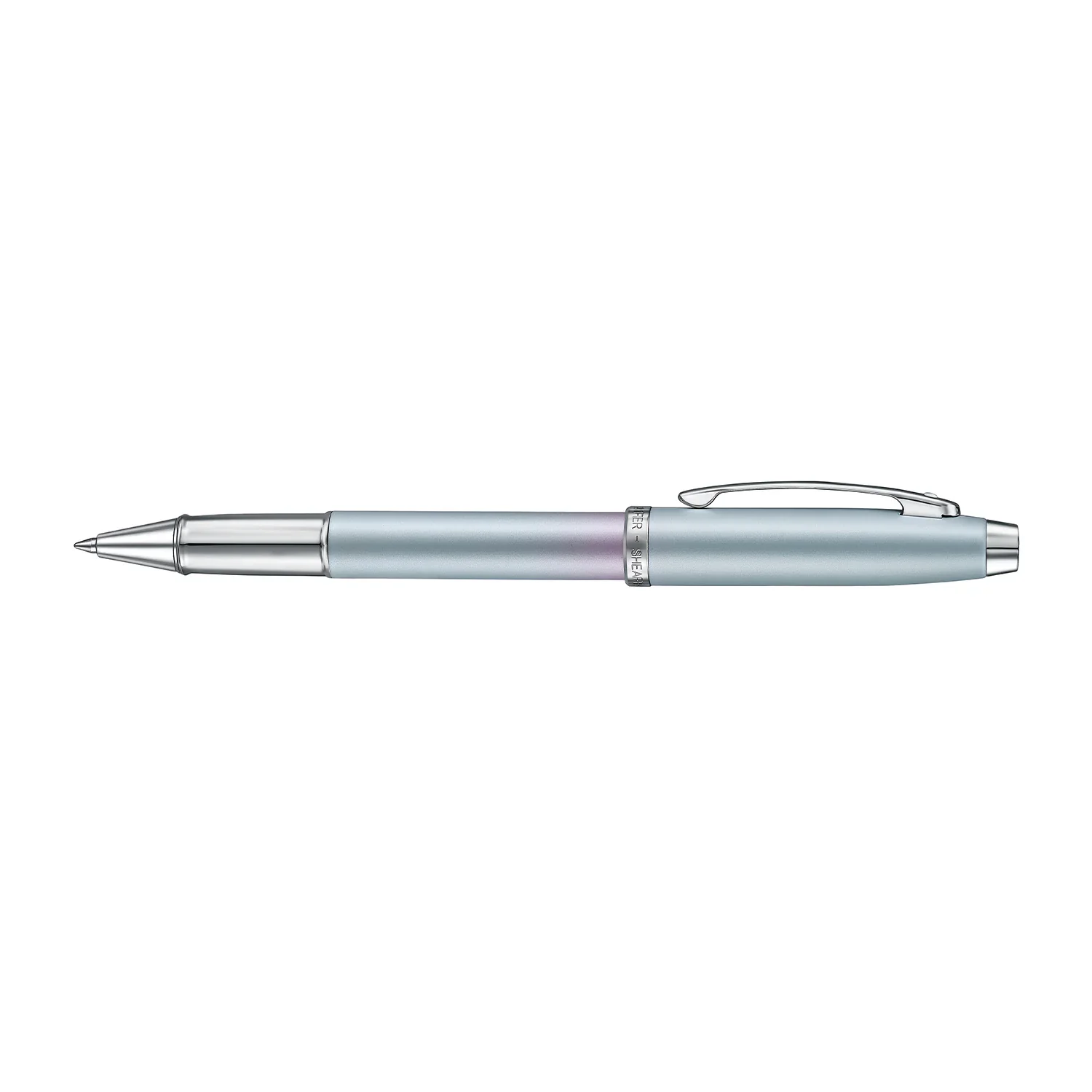 Sheaffer 100 Rollerball Pen - Expressions - Pearlized Gradient Blue & Pink - Image 3