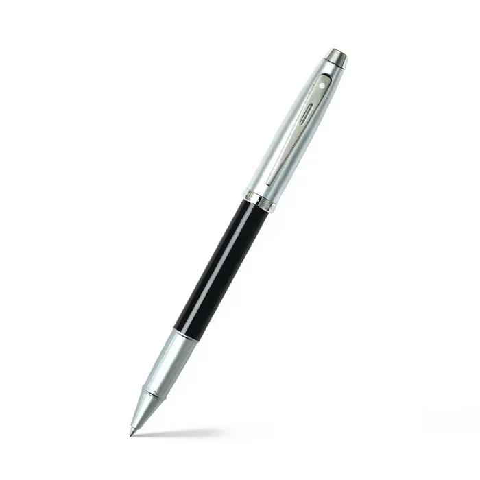 Sheaffer 100 - Brushed Chrome Cap/Black Barrel - Rollerball pen