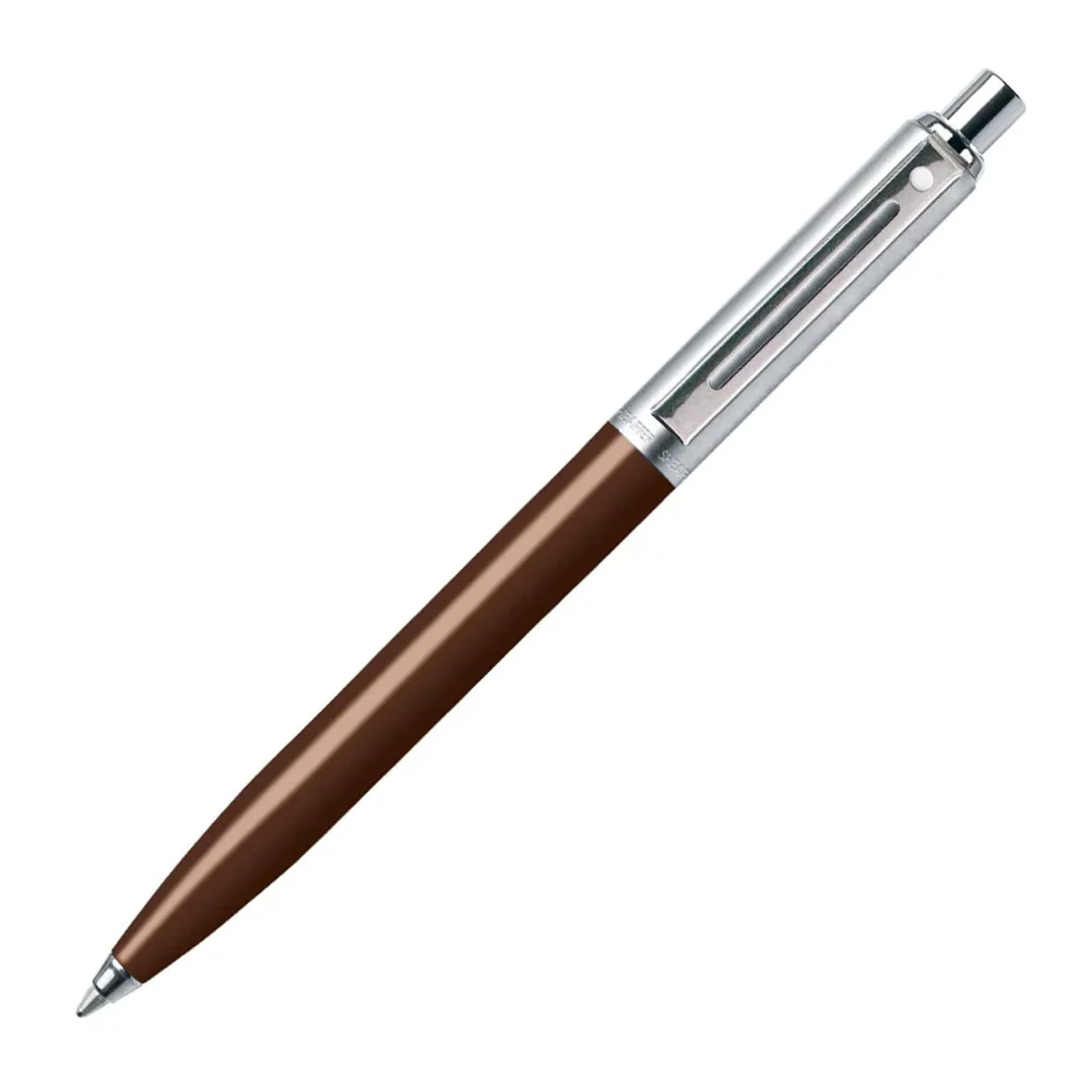 Sheaffer - Sentinel Ballpoint Pen - Coffee Brown/Brushed Chrome