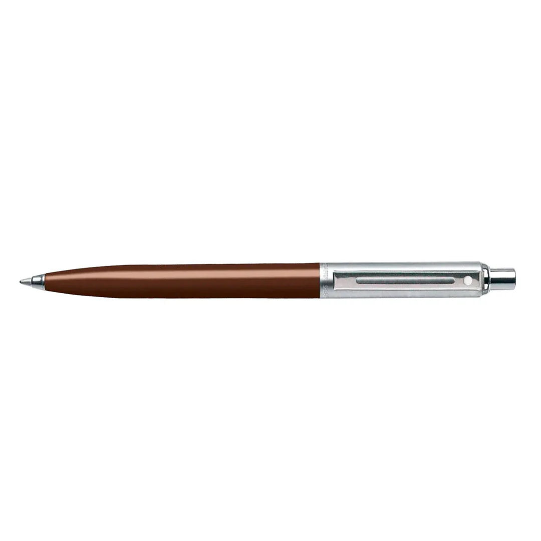 Sheaffer - Sentinel Ballpoint Pen - Coffee Brown/Brushed Chrome - Image 2