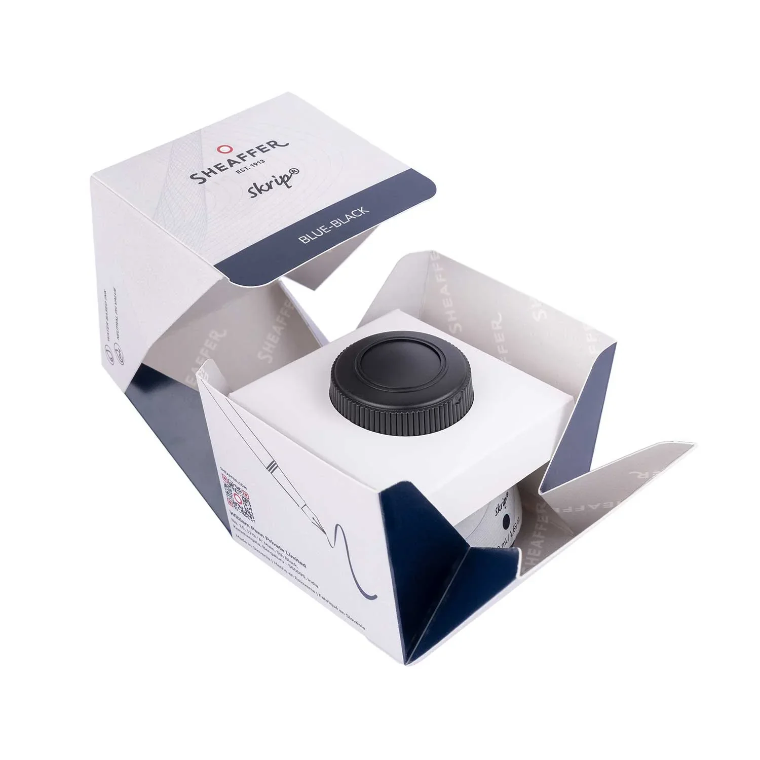 Sheaffer - Skrip 50ml Bottled Ink - Blue Black - Image 2